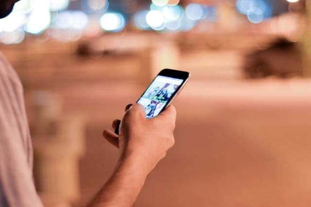 Student Scrolling on the Phone