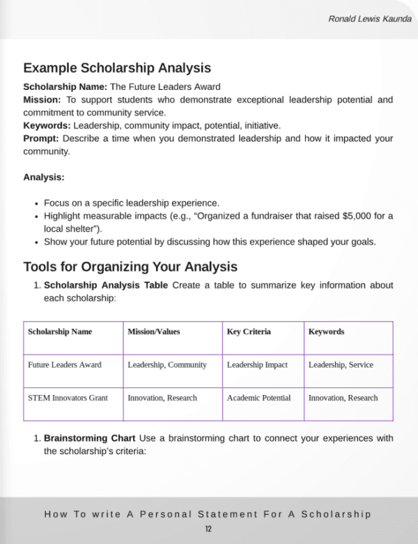 How To Write A Personal Statement For A Scholarship - Image 4