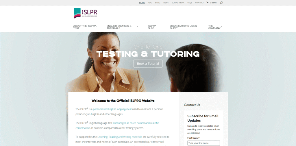 ISLPR assessment criteria