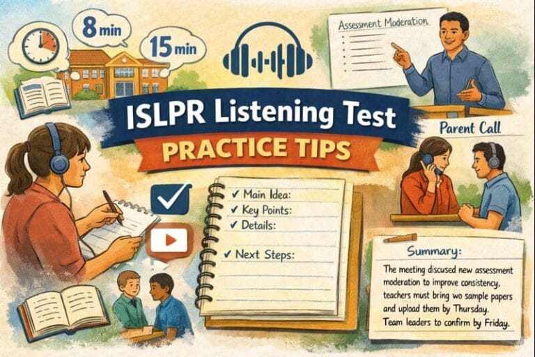 How to Practise for the ISLPR Listening Test