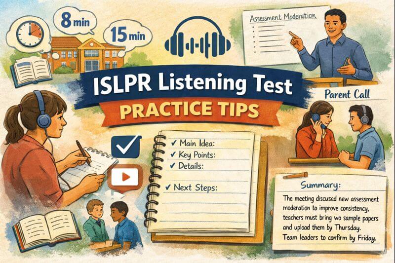 How to Practise for the ISLPR Listening Test